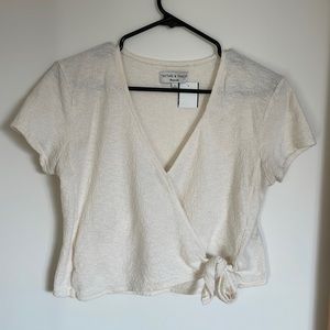 Madewell Cotton wrap too - small